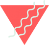 Decorative triangle illustration